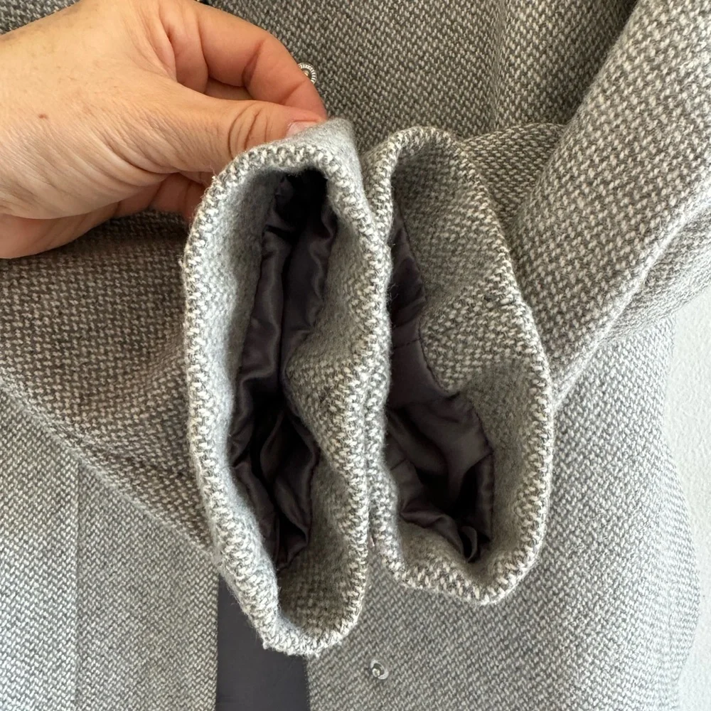 LAUREN by Ralph Lauren Gray Zipper Jacket - Picture 11 of 17